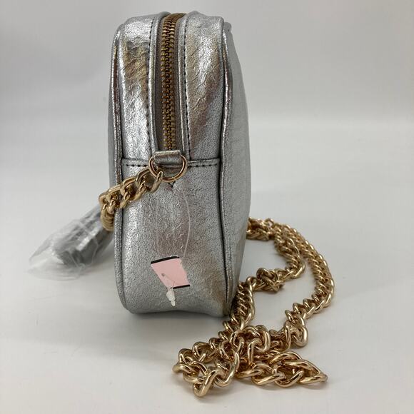 Victoria Secret silver python crossbody bag - Picture 4 of 6